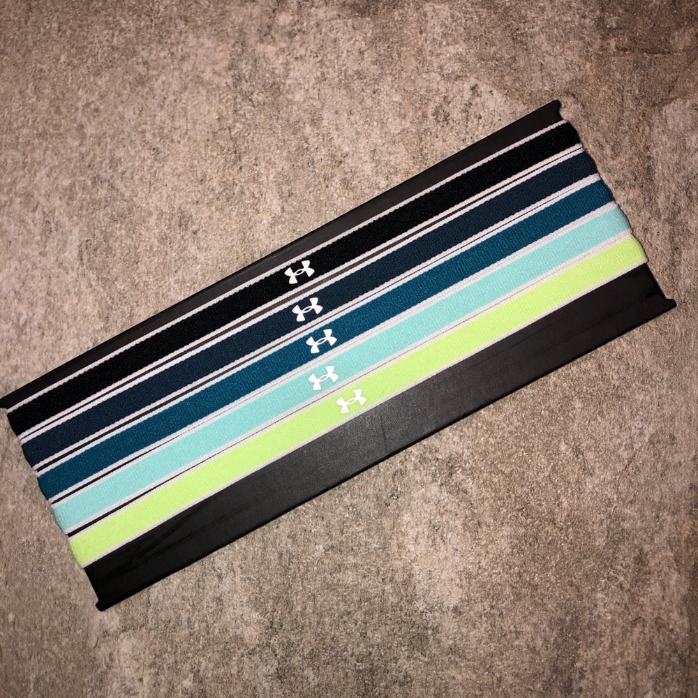 NWOT Under Armour Athletic Headbands (5)